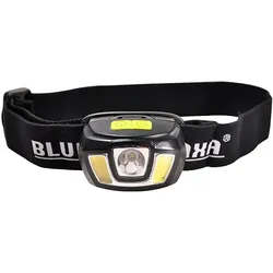 LED Kopflampe 3W 120lm, 120m, 7 Schaltstufen, elastisches, reflektierendes Kopfband, Rotlichtfunktio