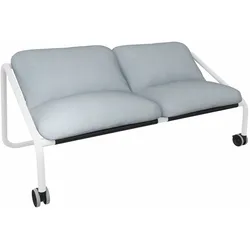 Sedus se:lab Sofa - Era Late silbergrau (CSE43) / Purweiß (158)