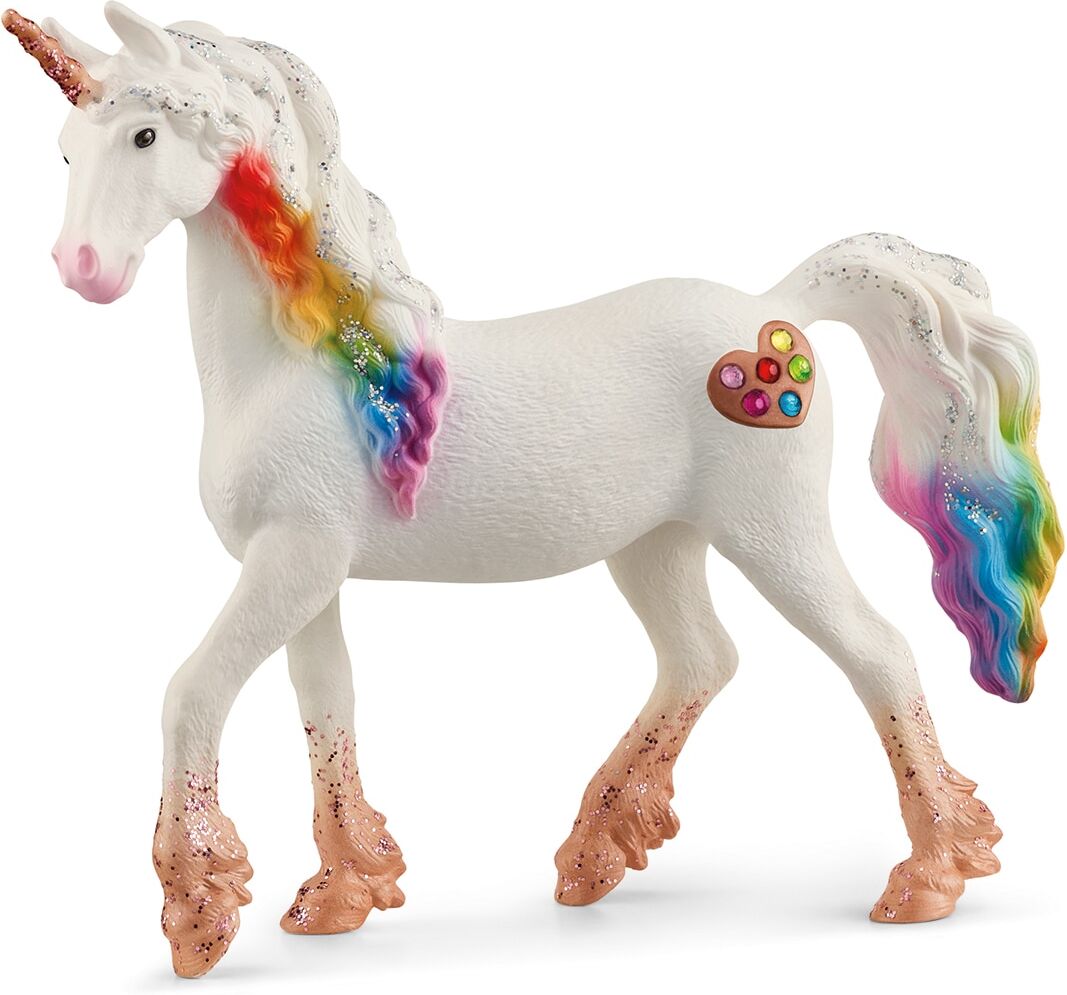 Schleich Muñeco Yegua unicornio arcoiris .