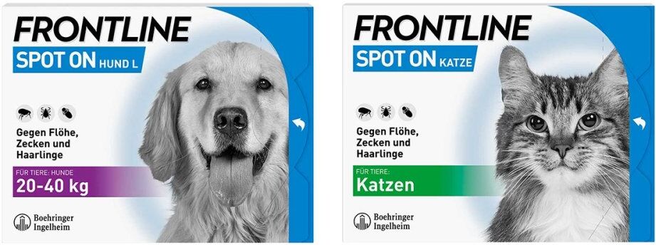 Frontline Spot On Hund L und Katze Vorteils-Set