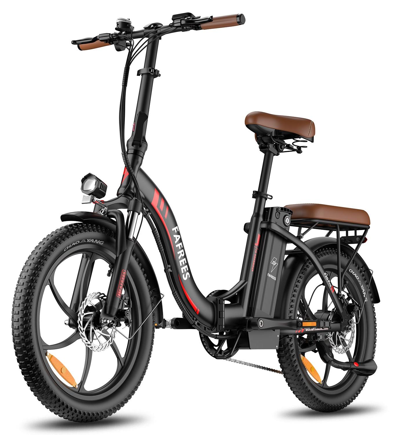 E-Bike FAFREES F20 Pro - Motor 250W Batterie 36V20Ah 20 Zoll Reifen Mechanische Scheibenbremsen - Schwarz