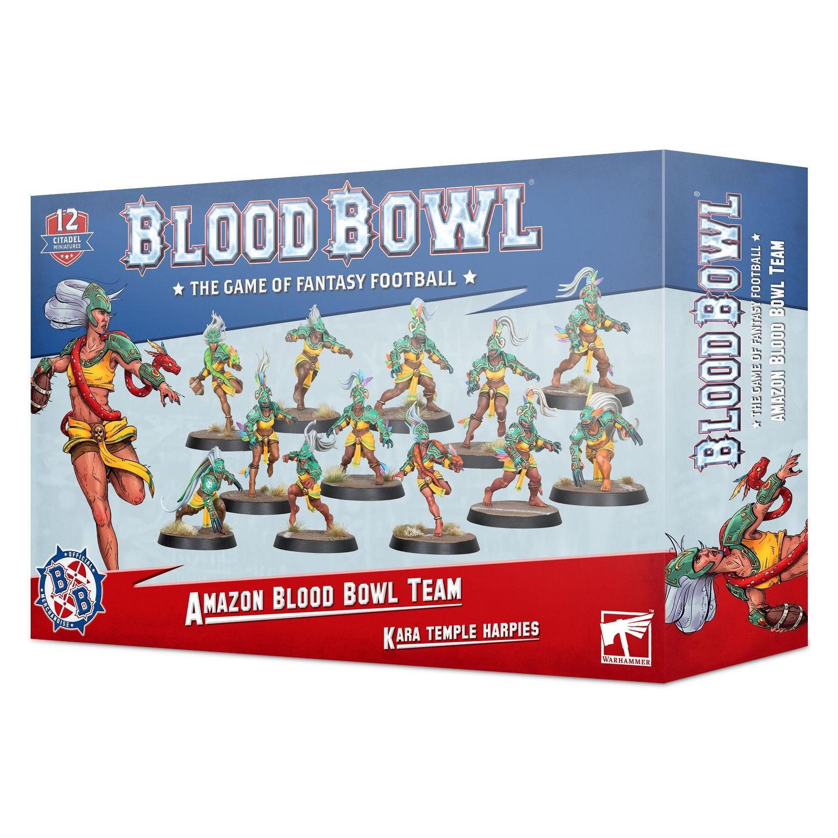 Games Workshop Amazon Blood Bowl Team: Kara Temple Harpies (Kunststoff) (99120999016)