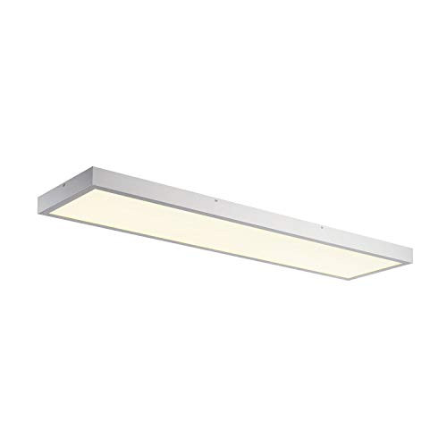SLV Panel LED kantoorverlichting grijs 4000K dimbaar 43W 120 cm