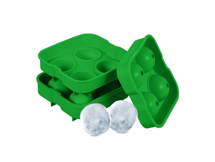 Eiswürfelform Silikon 2er-Set Grün