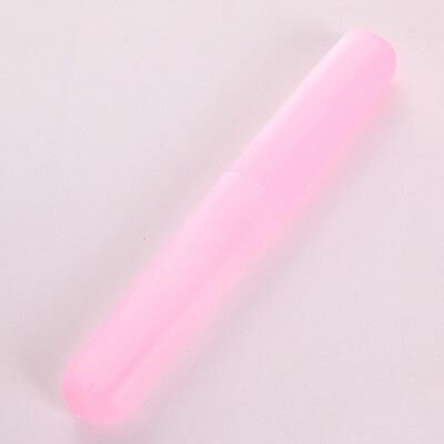 Multisell Products Hub Portable Toothbrush Health Protector, Trendy Camping Travel Toothbrush Case Holder Tube Cover pink