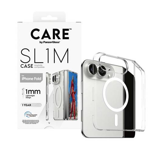 PanzerGlass CARE SL1M Case Backcover Apple iPhone Duo Transparent Induktives Laden CR12569