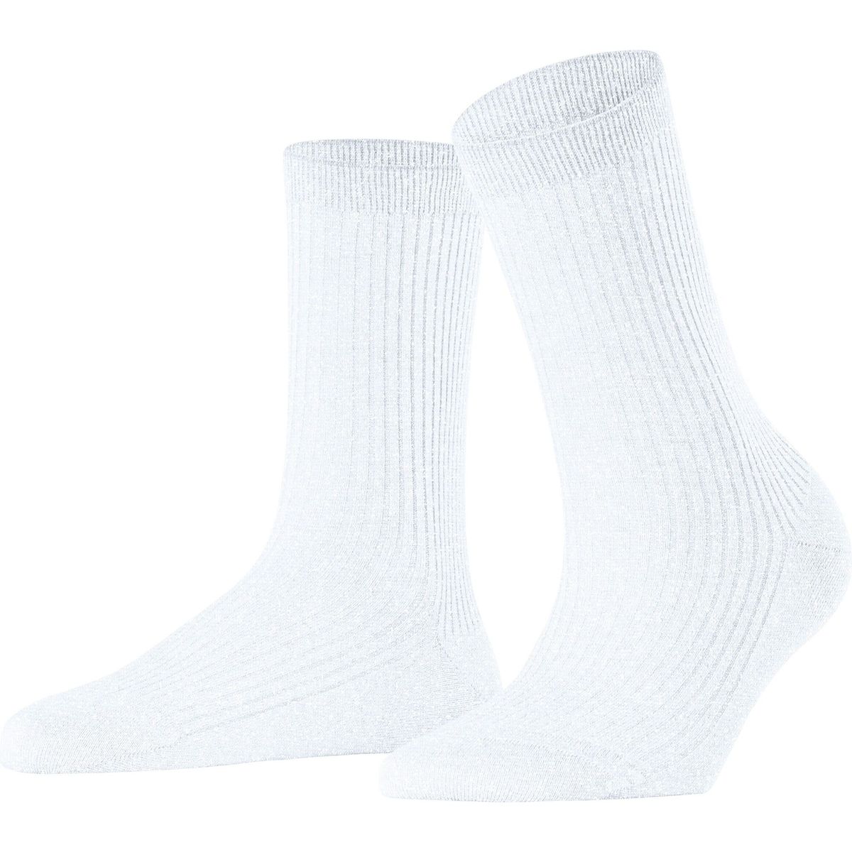 Falke Shiny Rib Damen Socken white (2000) 39-42 46928-2000-39-42