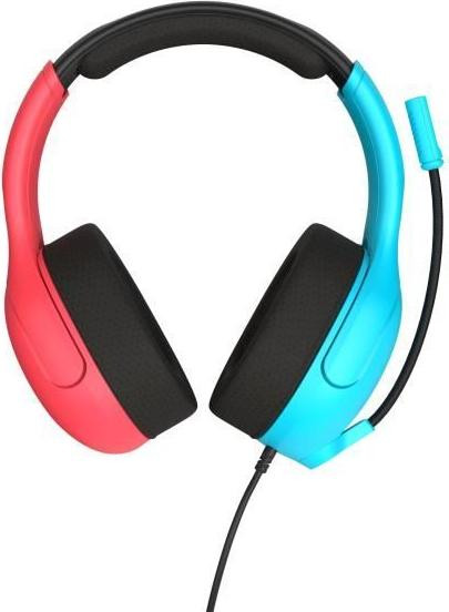 Turtle Beach Airlite Fit Gaming Headset voor Nintendo Switch met 40mm oordopjes, blauw/rood