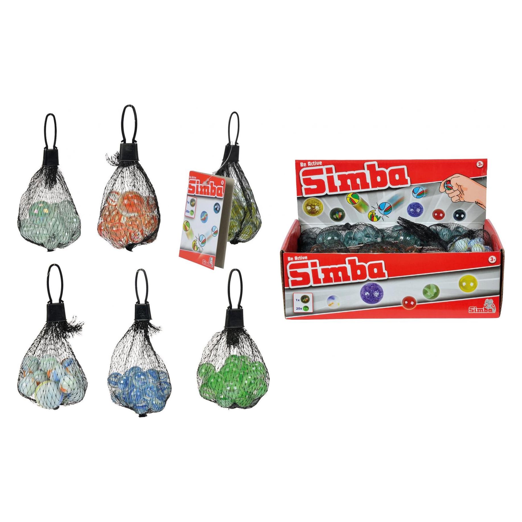 Simba Glasmurmeln im Netz (107408768)