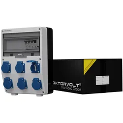 Stromverteiler TD-S/FI 6x230V franz/belg System Doktorvolt® DV-0618-F