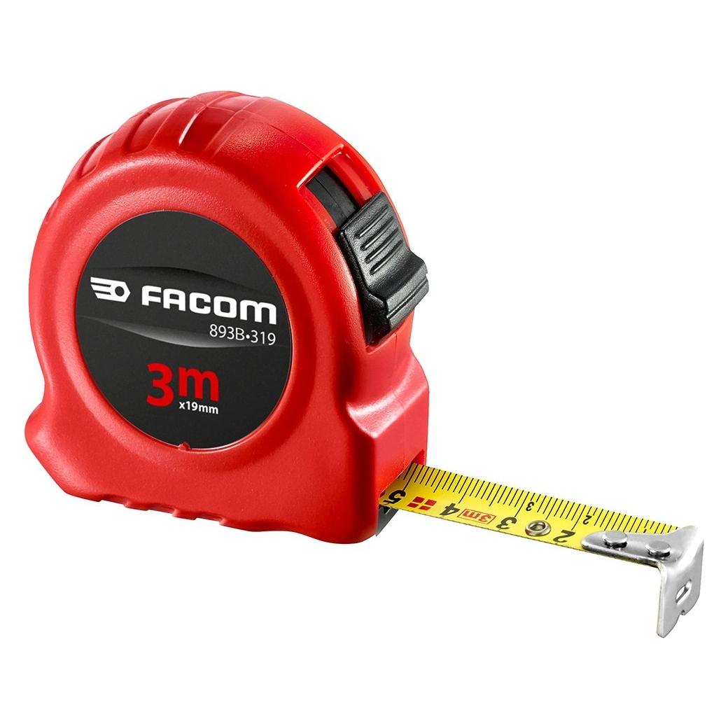Facom 893B.319PB Doppelseitiges Massband mit ABS-Gehäuse 3 mtr 19 mm (3 m) (893B.319PB)