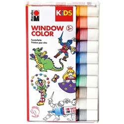Marabu KiDS Window Color, 10x 25 ml