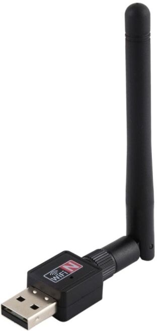 Adattatore WiFi USB 2.0 300Mbps (2.4GHz) scheda di rete wireless USB 2.0 con antenna girevole