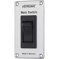 Votronic Hauptschalter-Panel 20 A S mit Sicherungs-Automat für die Bordelektrik