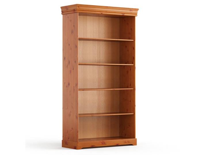 Lomadox Regal TERMOLI-163, Kiefer massiv, 97 cm, 5 offene Fächer
