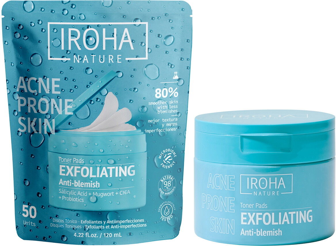 120ml IROHA nature Anti Blemish Toner Pads (50 Stück)