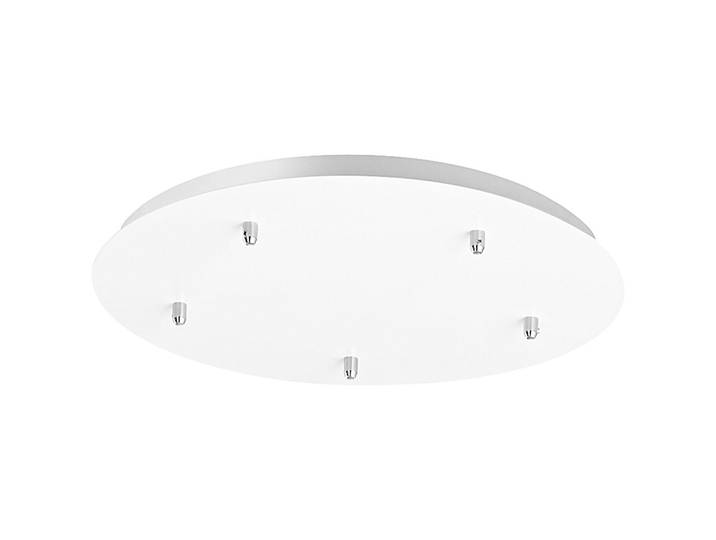 Giberti Luce Baldachin Rosone weiss Metall B 50 T 50 cm - Baldachin