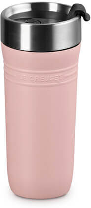 Le Creuset Shell Pink On The Go 350ml Travel Mug
