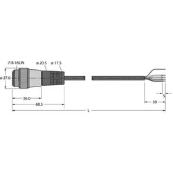 Turck PVC-Kabelmantel RSM 5711-15M