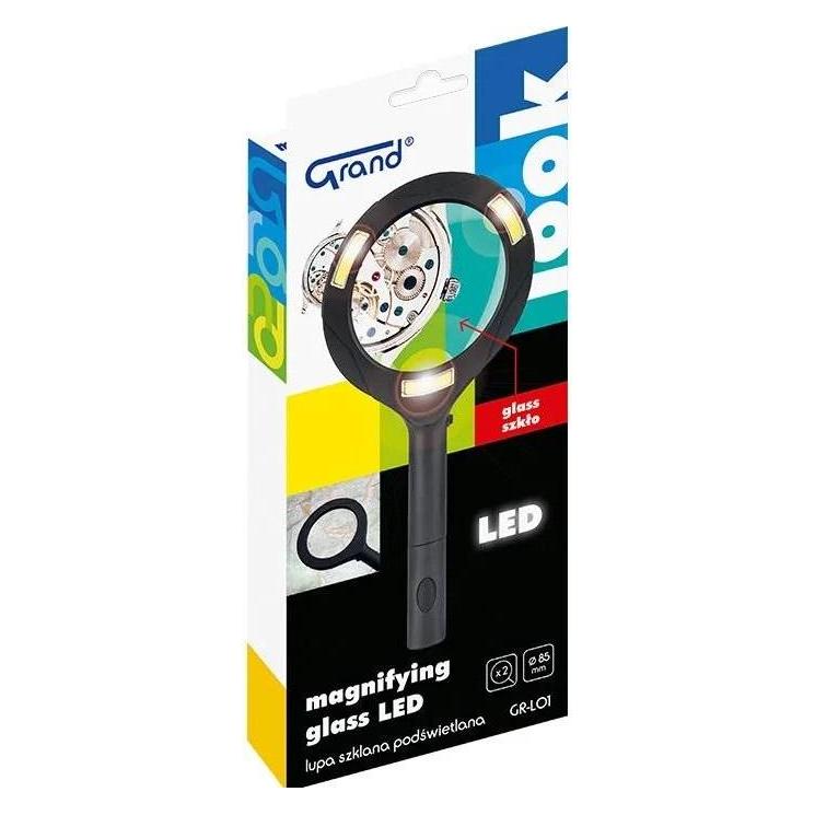 GrandHall 85mm Glaslupe mit LED-Beleuchtung GRAND (47604671)