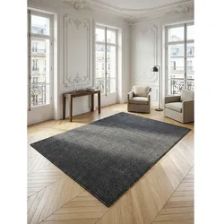 Teppich Kurzflor MAIN in Grau, einfarbig, 140 x 200 cm