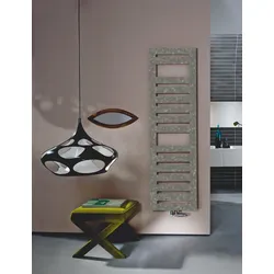 Zehnder Design-Heizkörper Metropolitan Spa Mixbetrieb, 1750x39x500 mm, Grau Aluminium, 4 bar Betriebsüberdruck, max. 95°C Betriebstemperatur