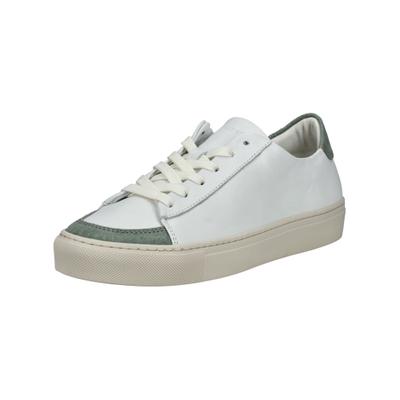 Sneaker SNEAKY STEVE "Sneaky Steve Sneaker Leder", Damen, Gr. 40, Leder, bunt (weiß, grün), Schuhe Sneaker