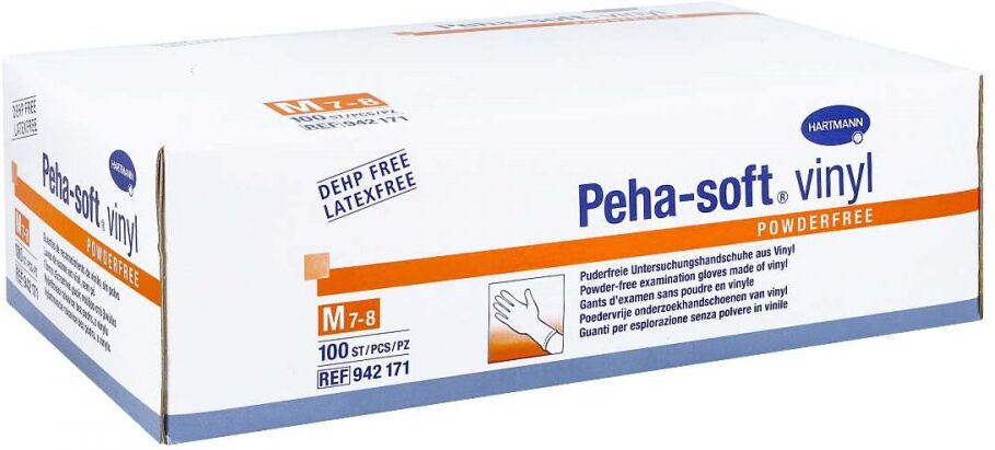 Peha-soft Vinyl Unt.handschuhe unste.puderfrei M