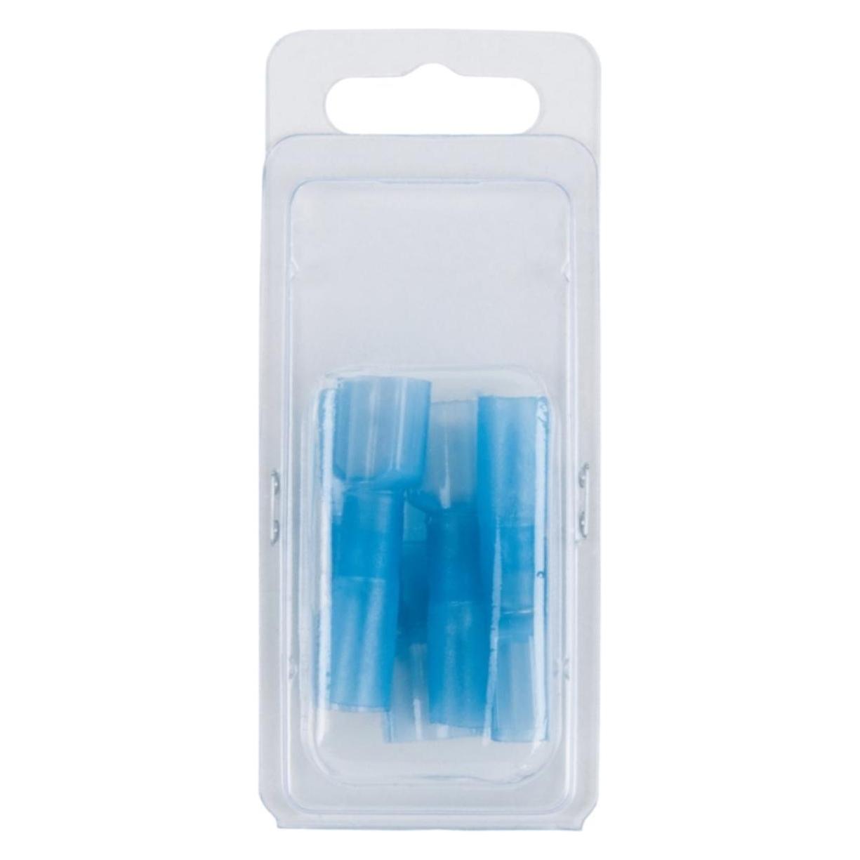 KS Tools Sortiment isolierter Quetschverbinder, blau, AWG16-14, 6-tlg Stecker (970.0650)