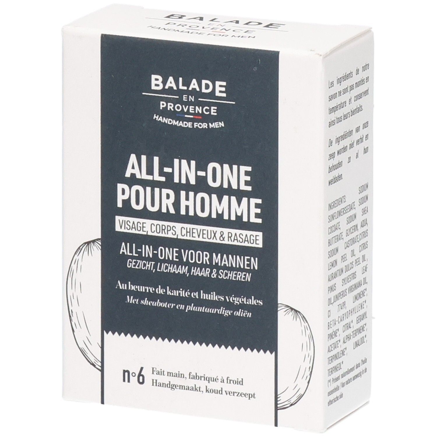 Balade en Provence All-in-1 for Men 80 g Seife