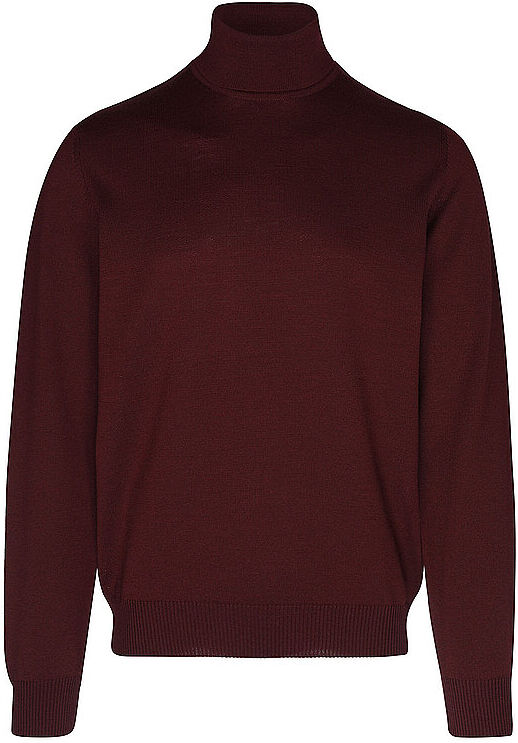 MAERZ Rollkragenpullover  dunkelrot   52 52