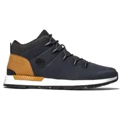 Timberland für Herren. TB0A5W3Z0191 Sprint Trekker navy Schnürschuhe aus Leder mit mittlerer Höhe (40), Wohnung, Schnürsenkel, Lässig, Sport