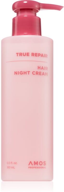 AMOS PROFESSIONAL True Repair Hair Night Cream soin de nuit intense pour cheveux abîmés 180 ml