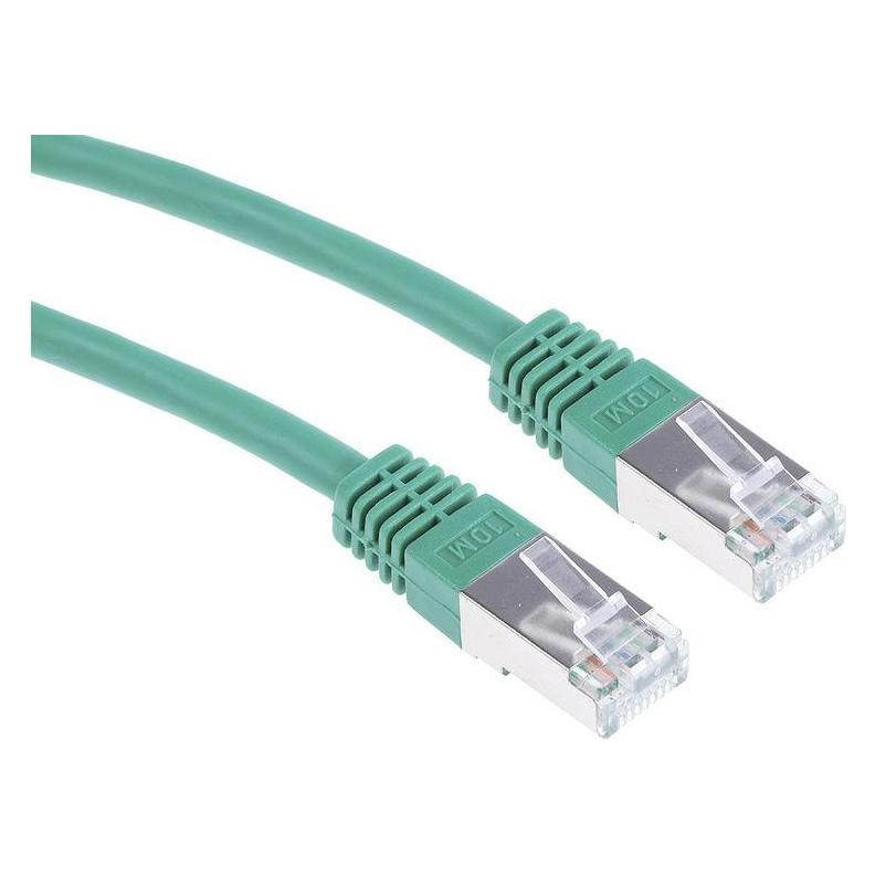 RS PRO Patchkabel Kat.6 S/FTP grün 10m (S/FTP, 10 m) (411302)
