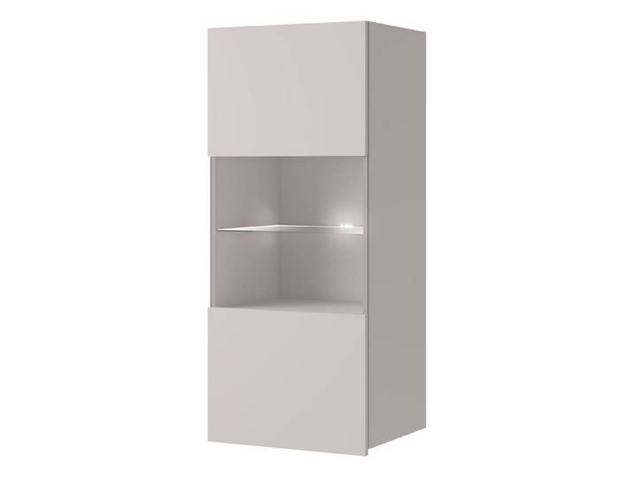 MIRJAN24 Vitrine Calabrini 05 (mit Drehtür) Gehärtetes Glas, LED-Beleuchtung als Option