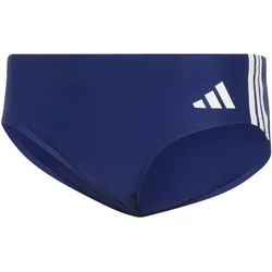 adidas TRUNK 3 Streifen Herren Schwimm-Hose blau/weiß - 5