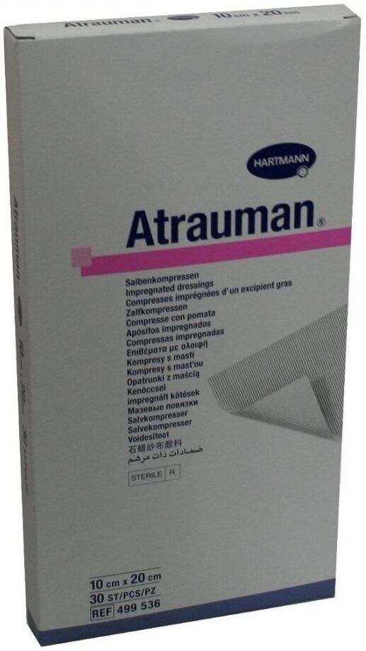 Atrauman 10x20 cm steril Kompressen 30stk