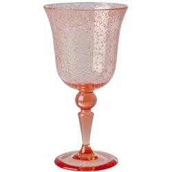 RICE Acryl Weinglas Bubble, pfirsich
