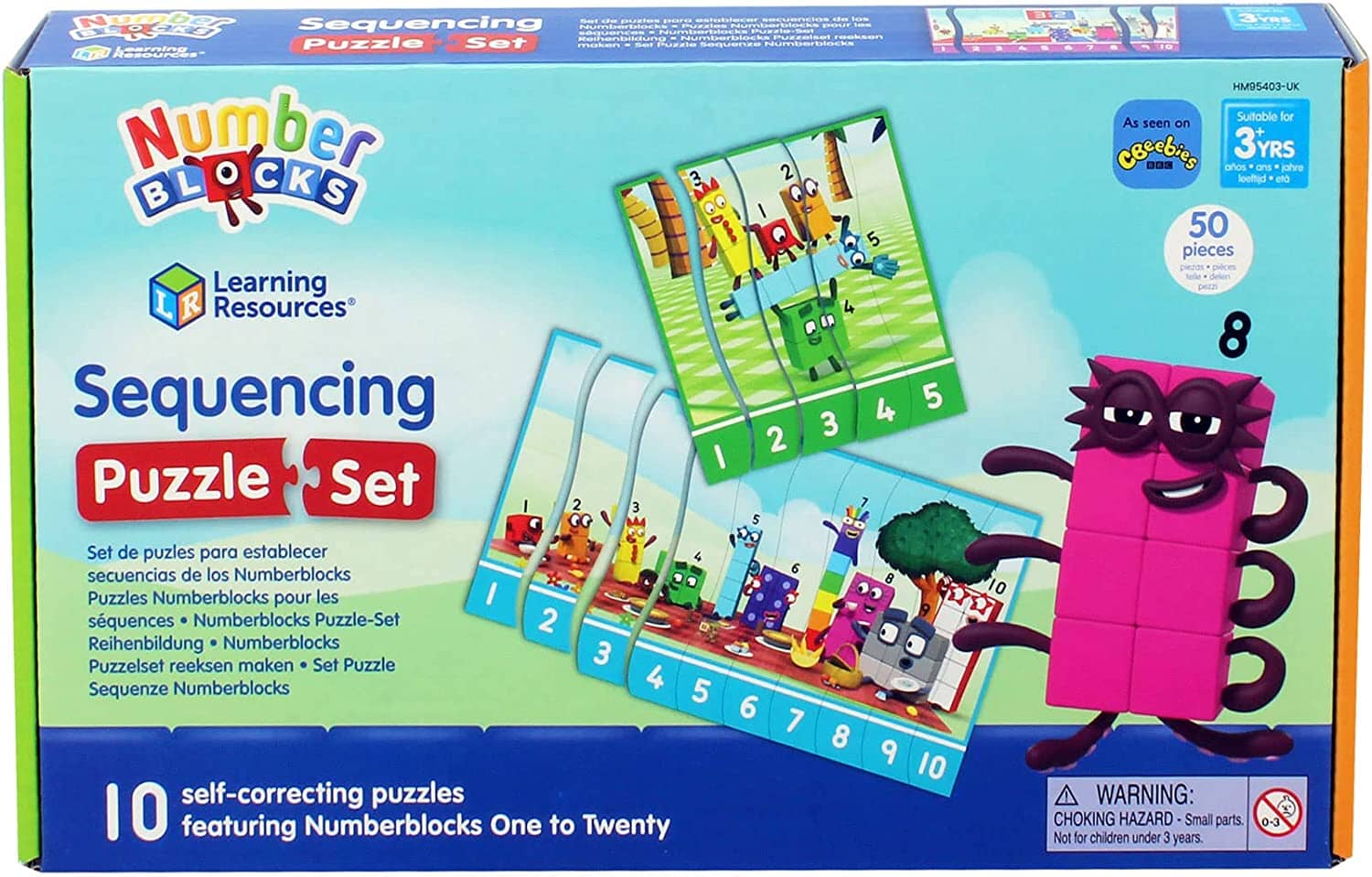 Numberblocks Sequencing Puzzle by Learning Resources - Ages 3 Years+ - Educational Toy Learning Resources
