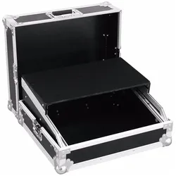 Roadinger Mixer-Case LS-19 CD-Case (L x B x H) 490 x 560 x 280 mm (19" Case), Audio Racks + Cases, Schwarz, Silber