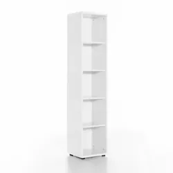 Möbelpartner Aktenregal Tiger | XL | HxBxT 182x40x34 cm | Weiß  von PROREGAL