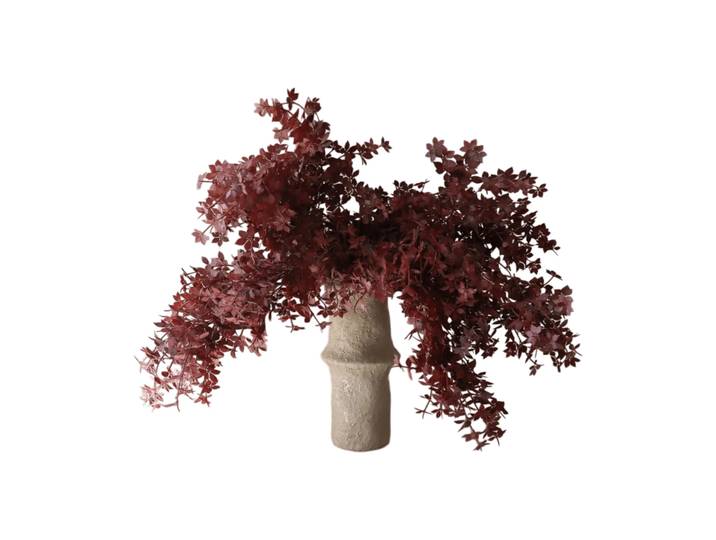 Botané Bouquet artificiel Burgundy Maple Branch 107 cm, 4 pièces