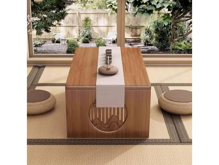 CNDsdrDT Tisch, Tatami-Tisch, niedriger Bodenschreibtisch
