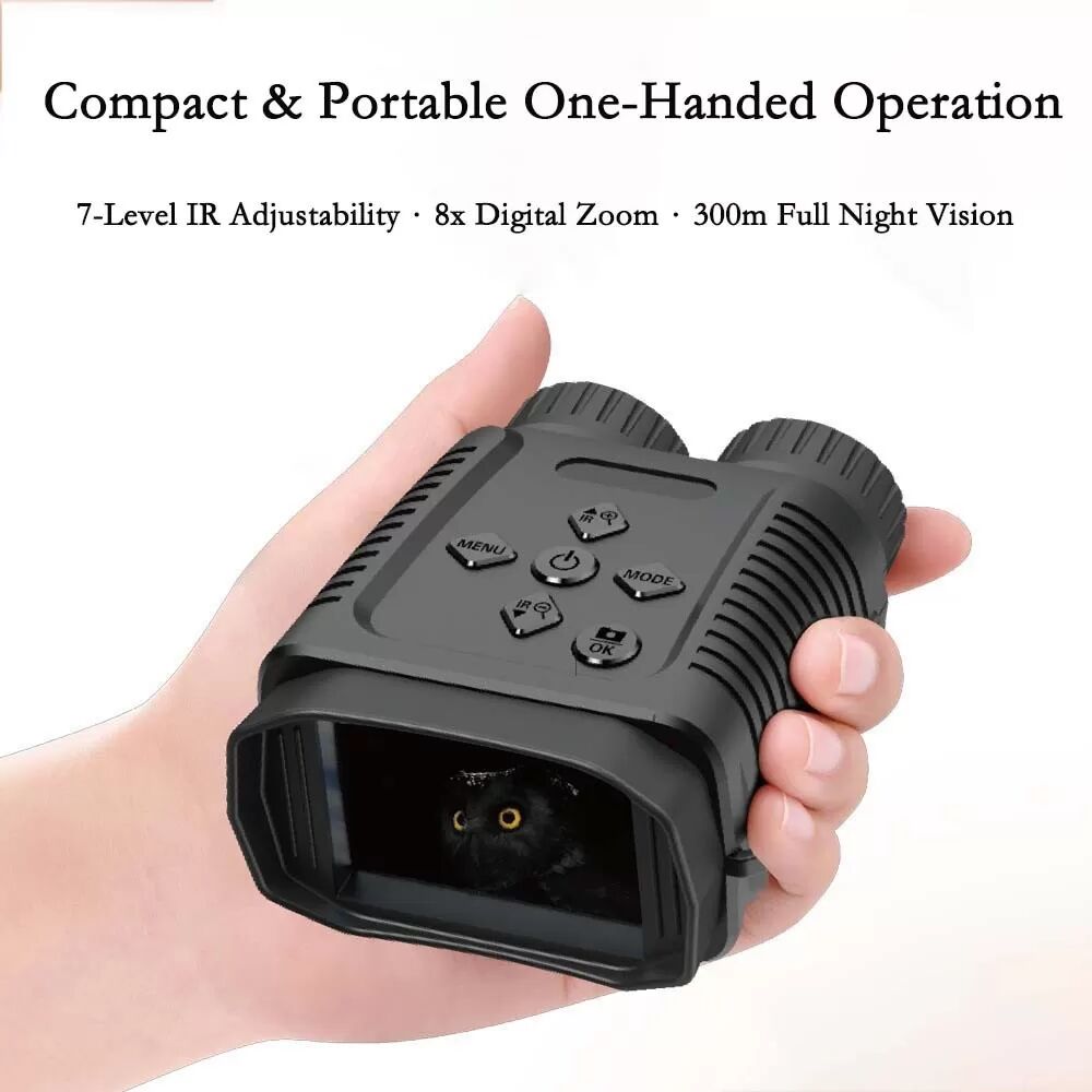 INF Mini Outdoor Nachtsicht Fernglas: 1080P Digitales Infrarot Teleskop mit 8x Zoom
