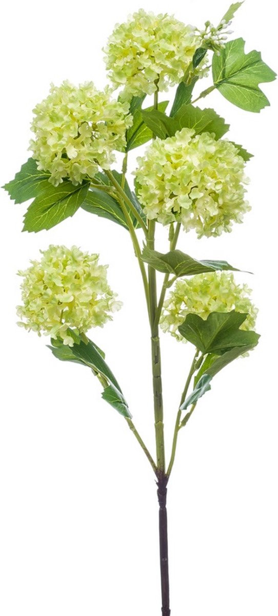 Luxe zijden Viburnum kunstbloemen - 75 cm
