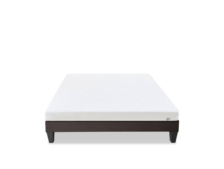 Ensemble matelas mousse h12 sommier bois 140x190