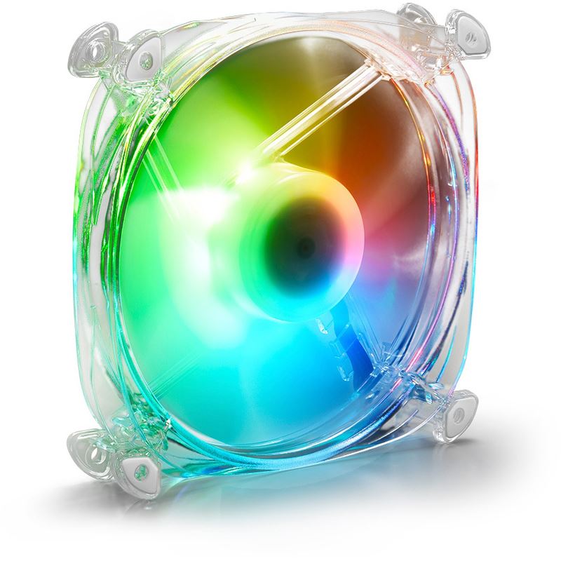 Sharkoon RGB Shark Disc 120x120x25mm 1000 U/min 17.5 dB(A) transparent
