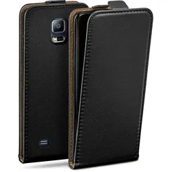 moex Flip Case Samsung Galaxy S5 Neo Klapphülle Leder Optik