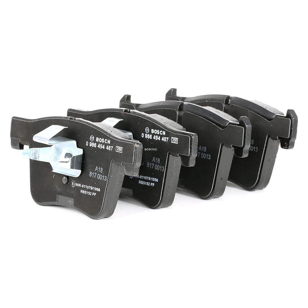 Bosch Hausgeräte Brake Pad Set, disc brake (0986494487)