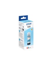Epson Ink/108 EcoTank Light Cyan ink bottle Hell-/PhotoCyan (C13T09C54A)